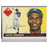 1955 Topps #50 Jackie Robinson Baseball Card.