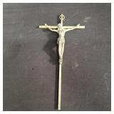 Vintage brass crucifix