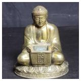 Asian brass buddha burner