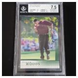 Upper deck Tiger Woods graded card