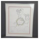 Mari 1976 pencil signed and numbered lithograph