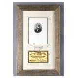 Andrew Johnson Framed Print With Signature