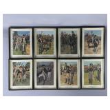 The American Soldier Officer 8pcs Framed Prints