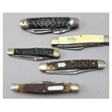 5 Vintage Pocket Knives