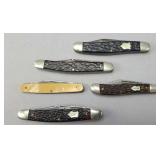 5 Vintage Pocket Knives