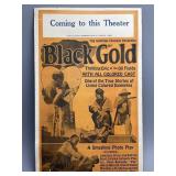 Black Gold Silent Black Cast Film Press Sheet 1928