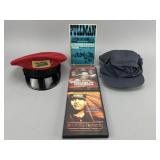 Amtrak Hat/ DVD Train Movies/ Pullman Book