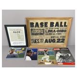 Baseball Collectibles Magazines Art Books