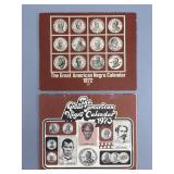 1972 & 1973 The Great American Negro Calendars