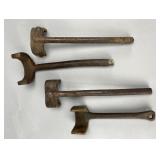 Set of Four Antique Wagon Wrenches