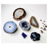 Agates, Geodes, Amethyst, and Obsidian