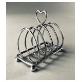 1926 English Sterling Toast Rack George Unit