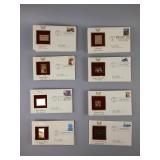 Forty 22KT Gold Stamp Collection