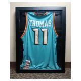 Isiah Thomas Signed Jersey In Case