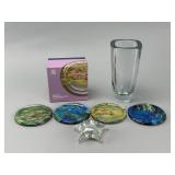 Stromberg Fish Vase, Coasters & Glass Starfish