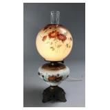 Antique Electrified Hurricane Oil Lamp