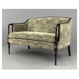 Sheraton Neoclassical Style Settee C. R. Laine