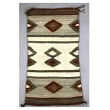 Navajo Hand Woven Banded Wool Rug