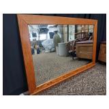 Vintage Oak Mirror