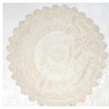 Crocheted Round Table Cover - 44" round