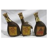 JIm Beam Artist Masters Bottles x 3