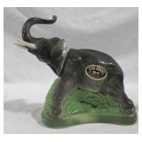 Ezra Brooks Elephant Bottle - 10.25" tall