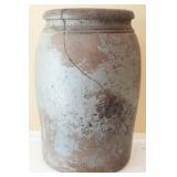 Stoneware Crock (As is/Cracked) - 10" tall