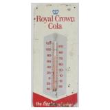 Vintage Royal Crown Cola Thermometer - 13" x 6"