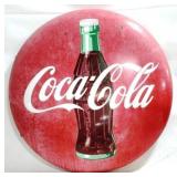 Vintage Coca Cola 48" x 4" Button w/ Bottle