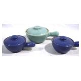 Stoneware Dishes w/ lids - 3 sets
