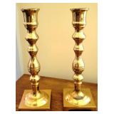 Pair of Brass Candlestick Holders