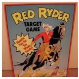 Red Ryder Target Game Metal Sign - 12" x 16"