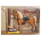 Breyer Trigger Horse Figurine w/ VHS in Box