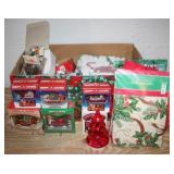 Box Lot of Christmas Items