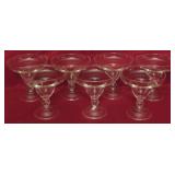 7 Margarita Glasses 5"