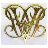 Virginia Metalcrafters Brass Trivet 9x10.5