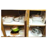 Cabinet Lot Pyrex & More