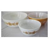 3 pc Pyrex Mixing Bowl Set - 10.5" / 9" / 7"