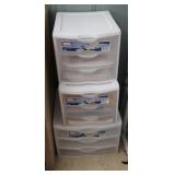 3 pc. Plastic Storage Bins