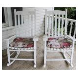 2 Rocking Chairs - 26" x 36" x 47.5"