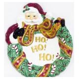 Fitz & Floyd Santa Tray 10"