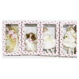 4 Christmas Lady Decor Boxed