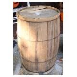 Wood Barrel - 18" x 30"