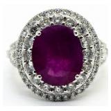 Very Rare Burmese Ruby Ring, GIA Certified