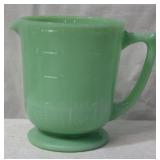 Jadeite 4 cup measure 6" tall