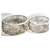 Pair Three Hands Baskets 12 x 26