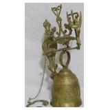 Decorative Brass Wall Mount Bell 15"