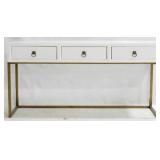 Three Drawer Console Table