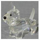 Swarovski Glass Dog 2"