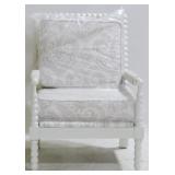 Decorative Spool Carved Arm Chair